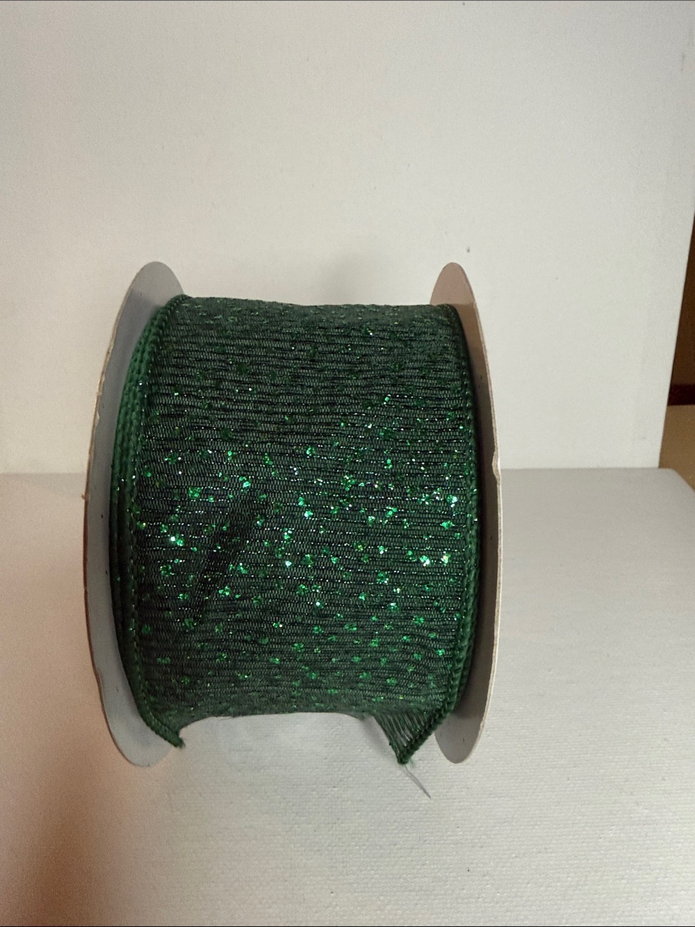 Green Decorative Holiday Ribbon - Picture 2 of 4